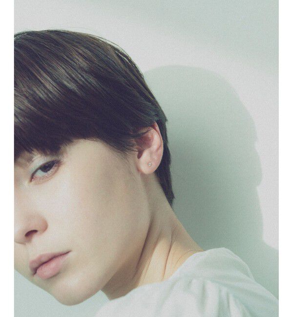 ete「K18 ダイヤモンド 0.1ct ピアス「ブライト」」|ピアス|