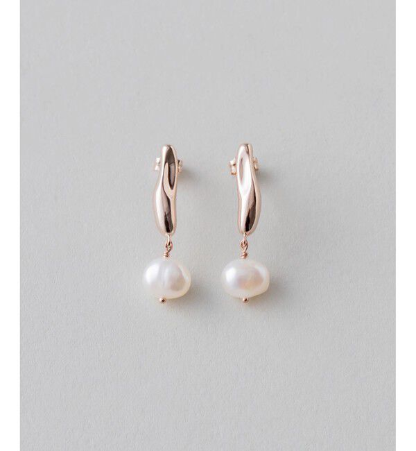 ete「パール ピアス」|ピアス|ピンクゴールド