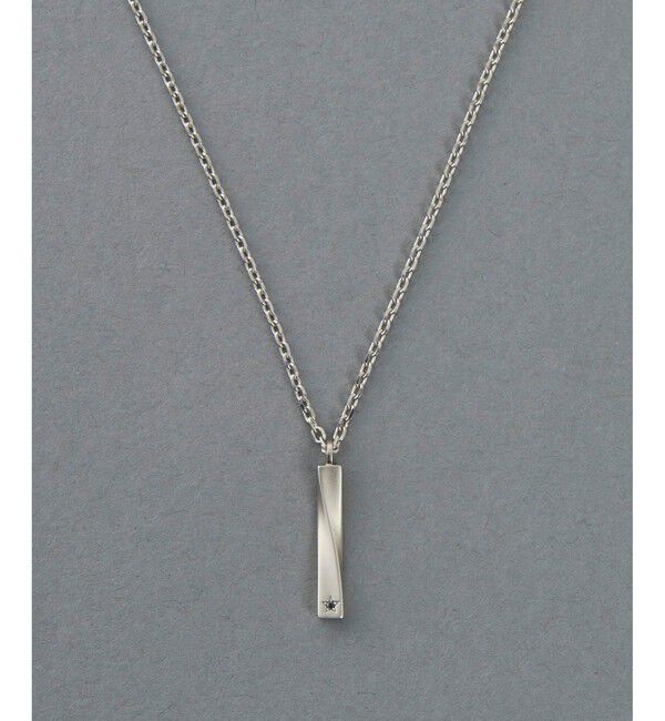 ete「[シェア] ブラックダイヤモンド シューティングスター ネックレス」|ネックレス|プラチナム