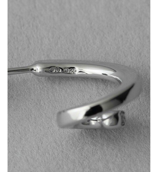 ete「ビジュー ワンストローク ピアス」|ピアス|