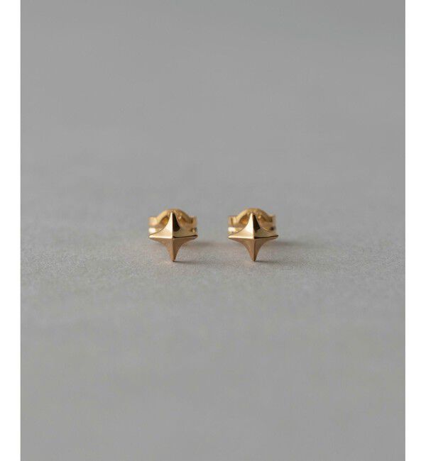 ete「スタッズ ピアス」|ピアス|イエローゴールド