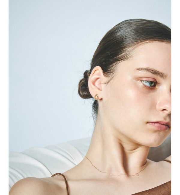 ete「ドロップライン ピアス」|ピアス|