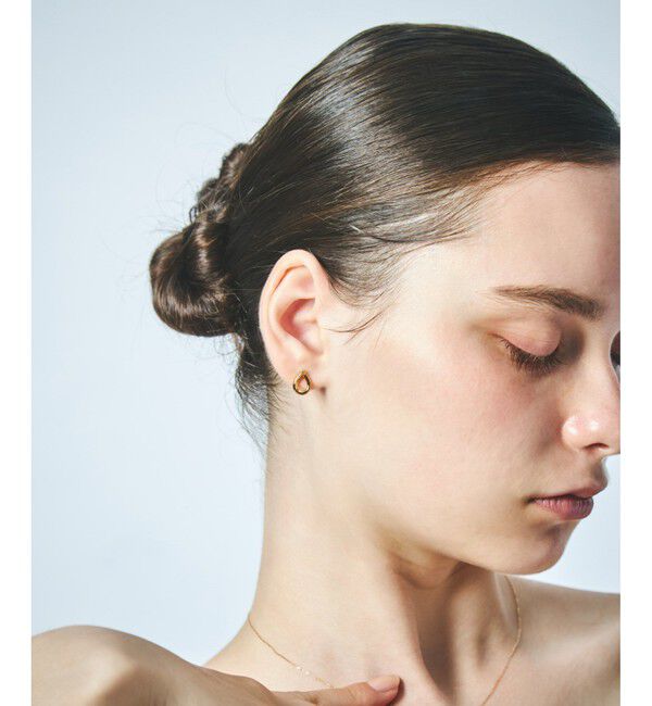 ete「ドロップライン ピアス」|ピアス|