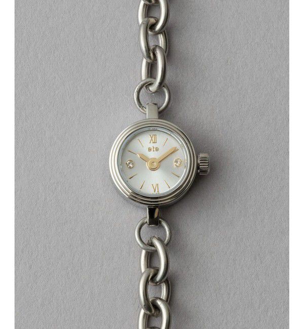 ete「ダイヤモンド チェーンベルト ウォッチ」|腕時計|シルバー