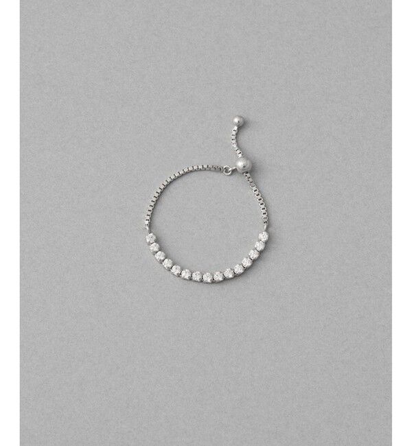 ete「[ラインストーン] チェーンリング」|リング|A