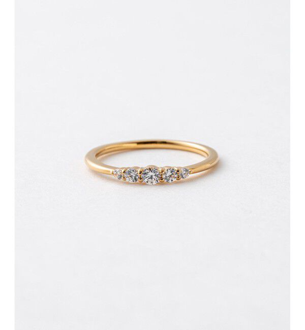 Jouete「ピンキーリング ジルコニア」|リング|イエローゴールド