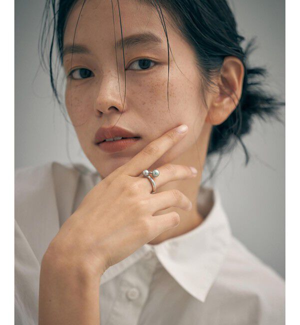 Jouete「フォークリング パール」|リング|