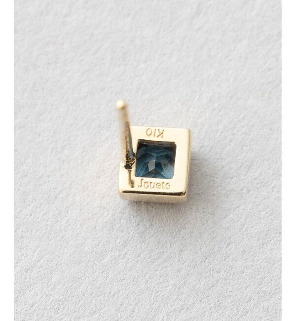 Jouete「K10YG ピアス ロンドンブルートパーズ」|ピアス|