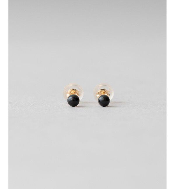 Jouete「K10YG ピアス ナチュラルストーン」|ピアス|A
