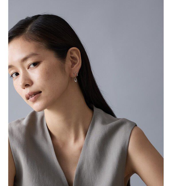 Jouete「ダブルピアス パール」|ピアス|