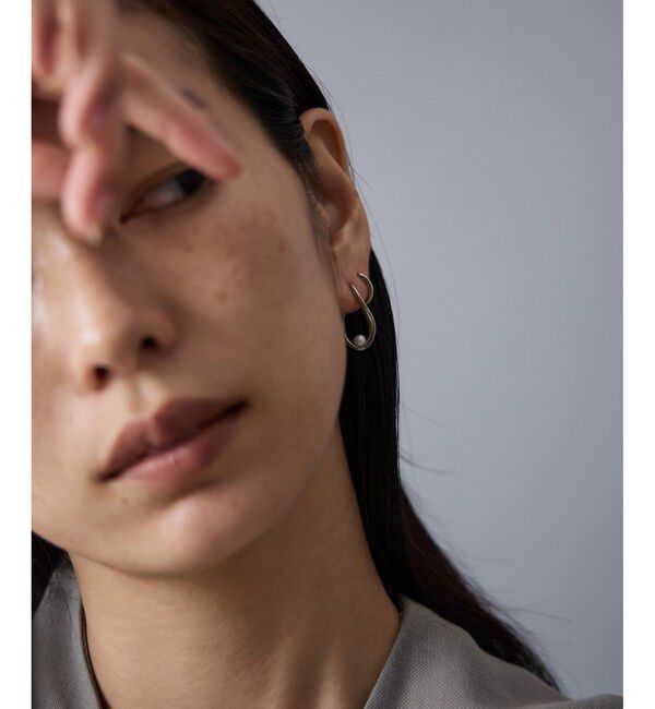 Jouete「ダブルピアス パール」|ピアス|