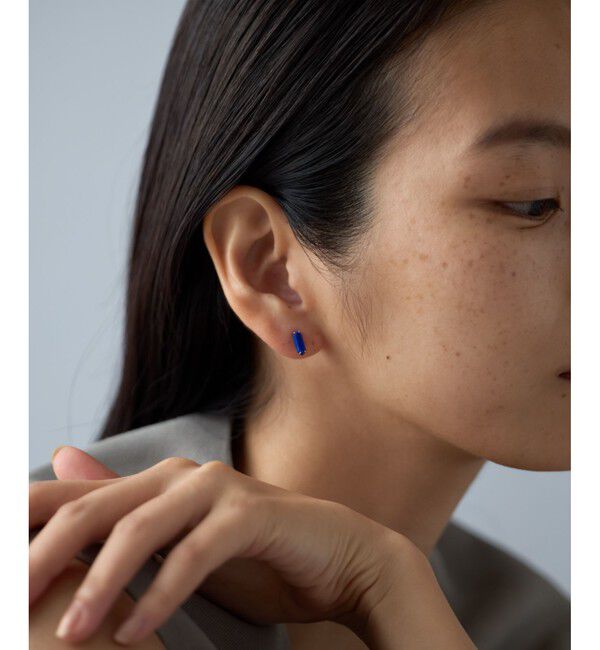 Jouete「[ピンズ] K10YG ピアス ラピスラズリ」|ピアス|