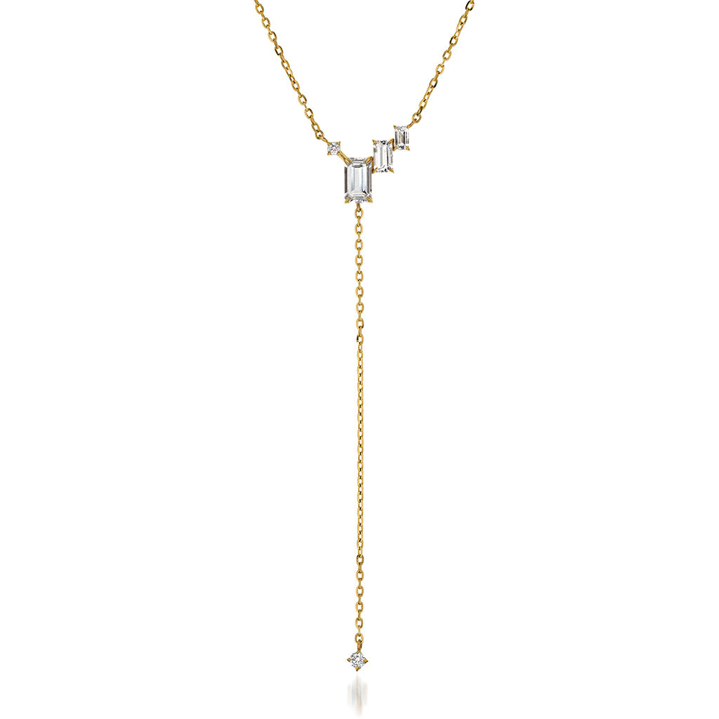 STAR JEWELRY「GLIMMER CLUSTER」|ネックレス|イエローゴールド