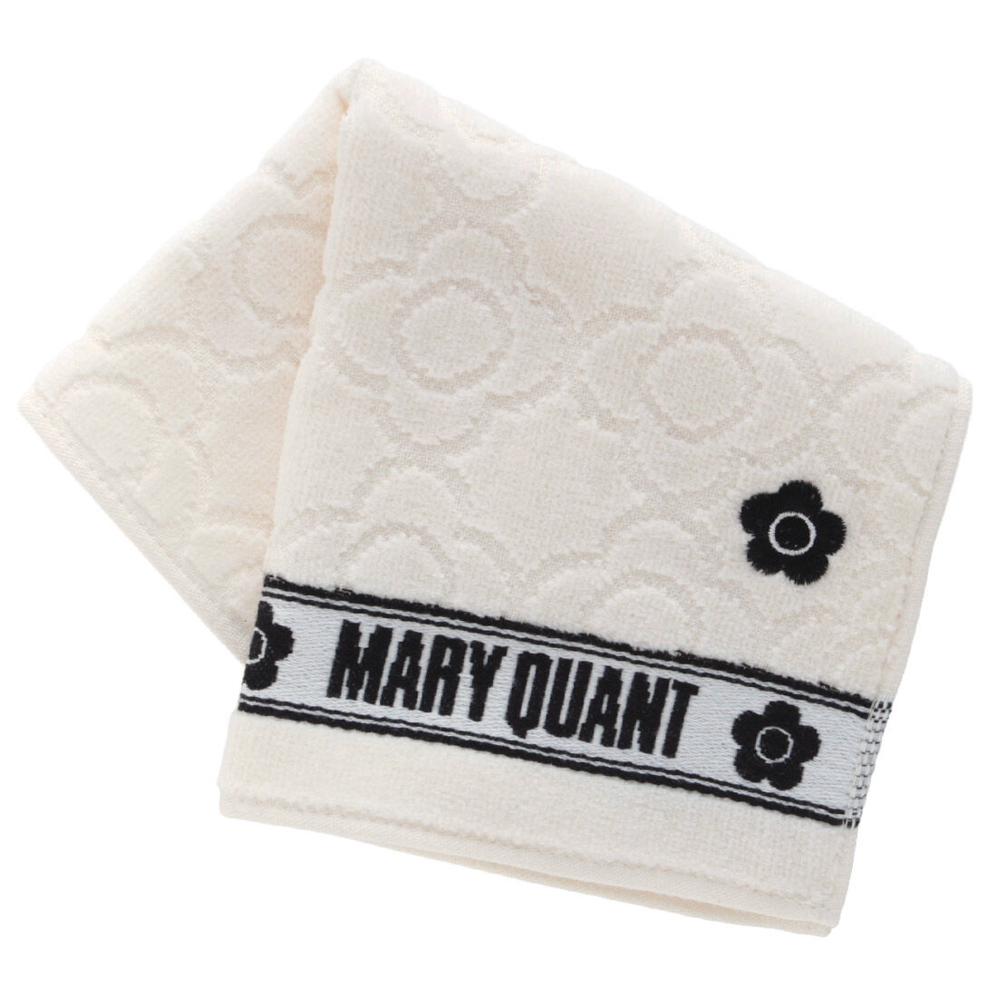  「MARY QUANT タオルハンカチ＜デイジー総柄＞」|タオル|