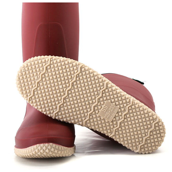 BACKYARD FAMILY「長靴 レディース 農作業 通販 かわいい おしゃれ フラット底 疲れにくい 履きやすい」|レインシューズ|