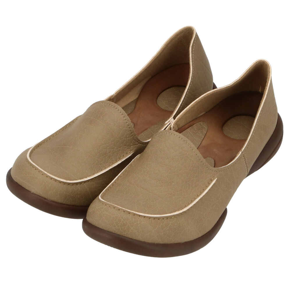 BACKYARD FAMILY「リゲッタ 靴 レディース 通販 ドライビングシューズ  ローファー コンフォートシューズ 運転」|ローファー|ベージュ1