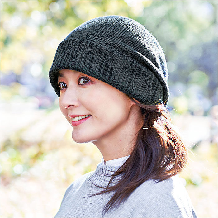 BACKYARD FAMILY「ニット帽 レディース かわいい 通販 ニットキャップ ワッチキャップ コットンキャップ 防寒」|ニット帽|