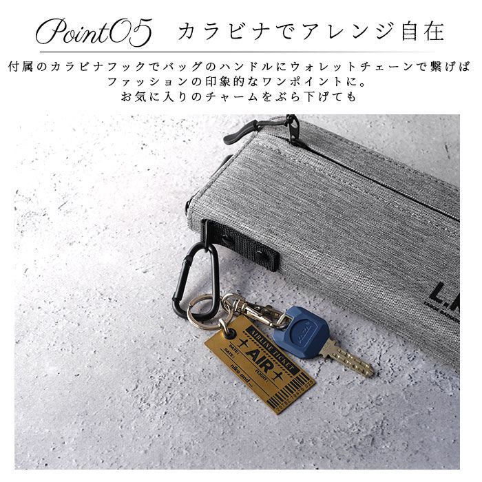 BACKYARD FAMILY「L.R.M 財布 通販 長財布 ロングウォレット ラウンドファスナー おしゃれ 大容量」|財布|