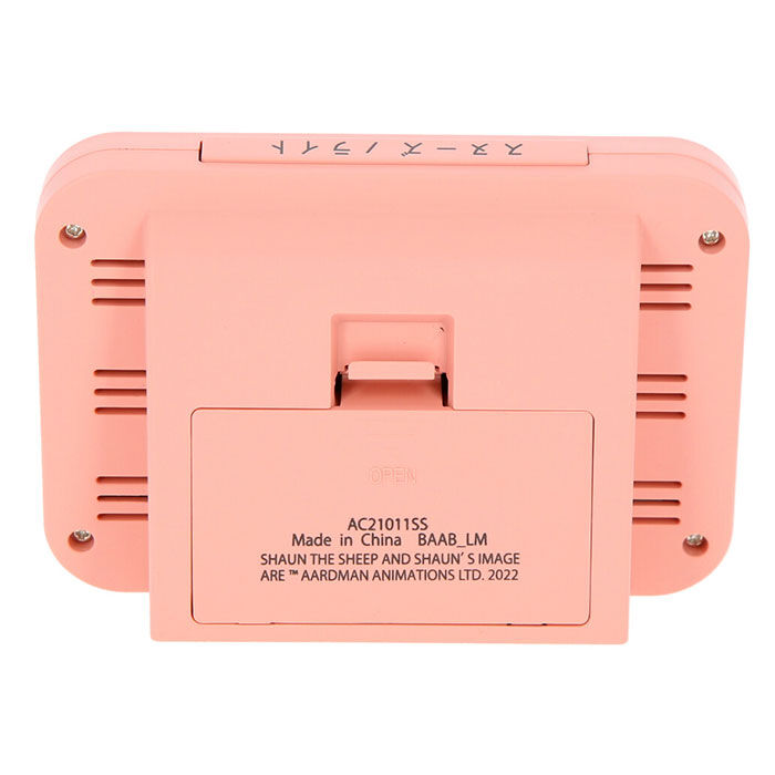 BACKYARD FAMILY「電波時計 置時計 デジタル 通販 アラームクロック 置き時計 ひつじのショーン めざまし時計」|クロック・置時計|