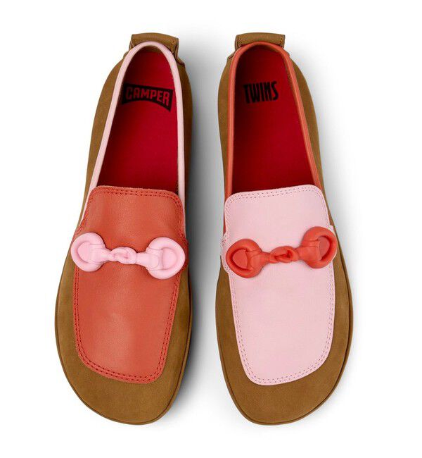 CAMPER「[カンペール] TWINS / フラットシューズ」|パンプス|キャメル