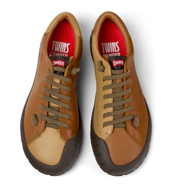 CAMPER「[カンペール] TWINS / カジュアルシューズ」|スニーカー|キャメル