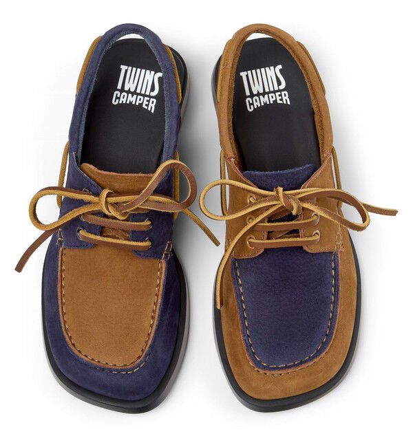 CAMPER「[カンペール] TWINS / カジュアルシューズ」|デッキシューズ|ネイビー