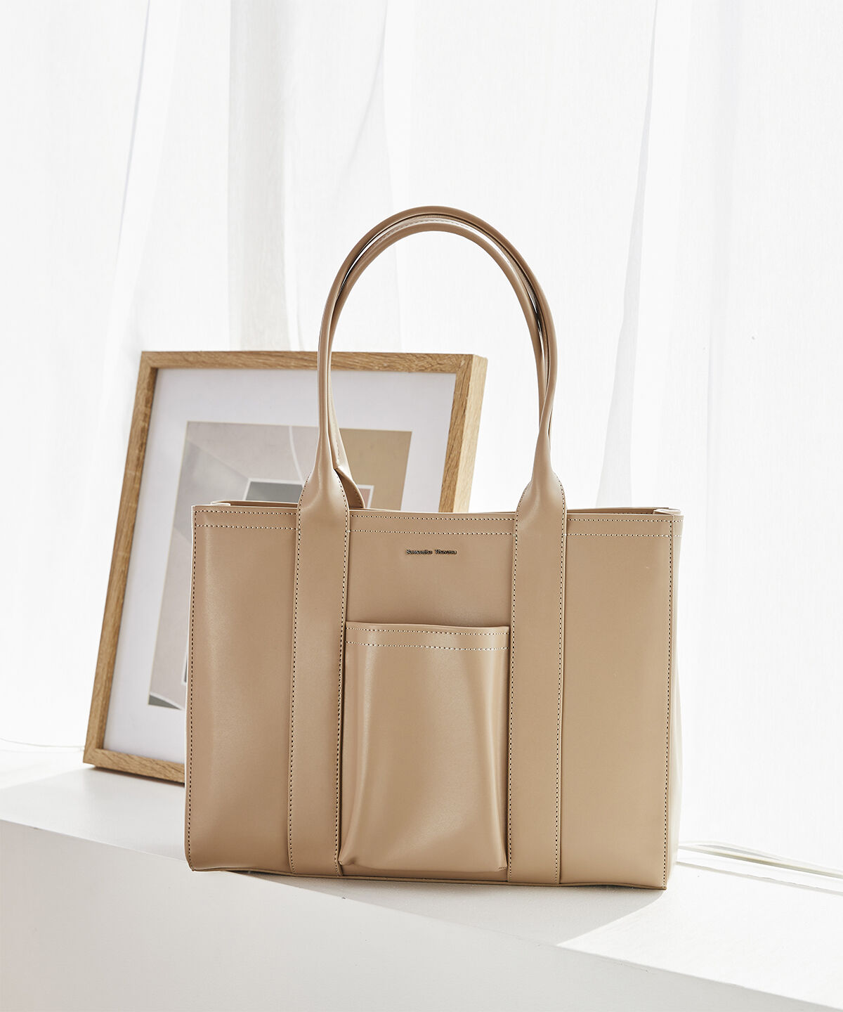 Samantha Thavasa「ガラス調合皮トートバッグ」|トートバッグ|