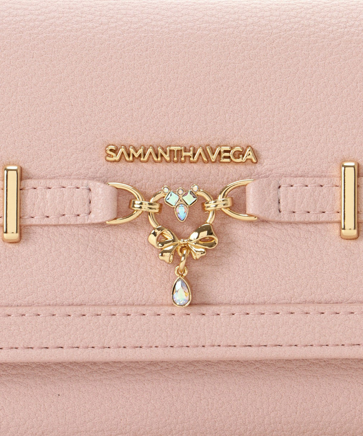 Samantha Vega「ハートリボンモチーフ折財布」|財布|