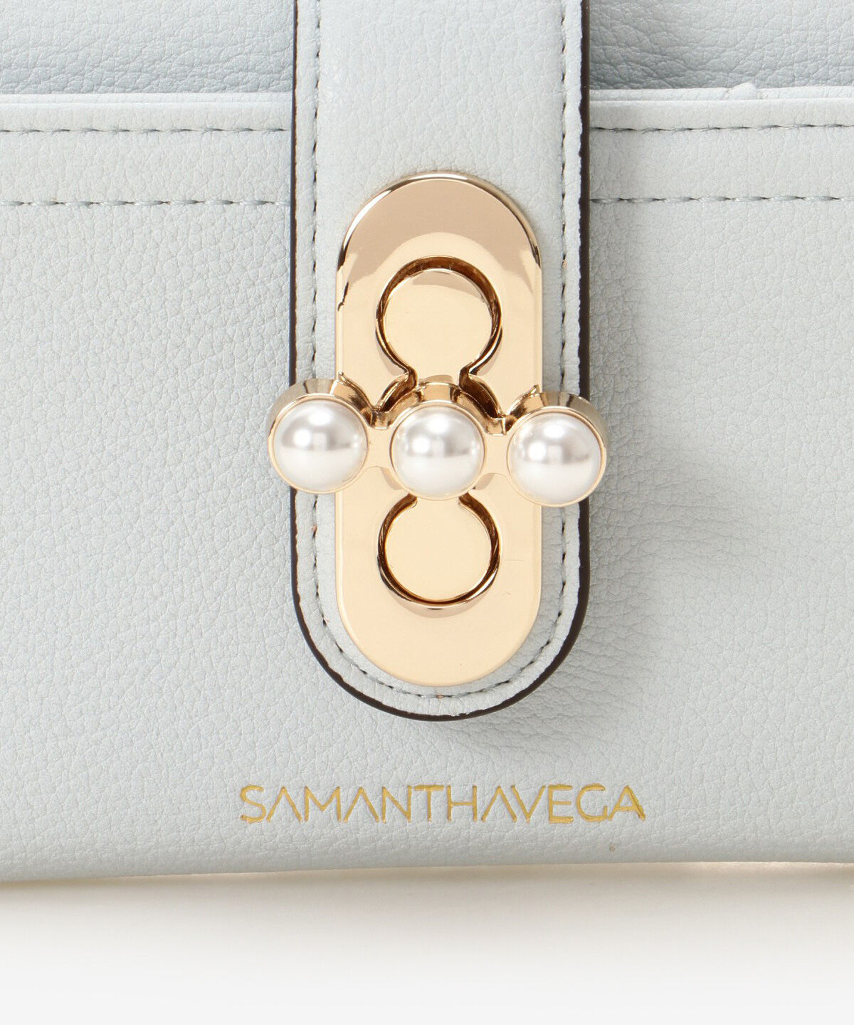 Samantha Vega「オリジナルパール金具折財布」|財布|