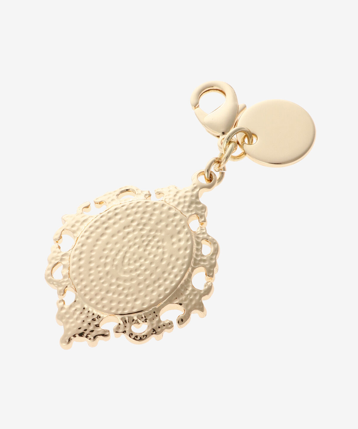 Samantha Vega「クリアカメオ風イニシャルファスナーチャーム（N）」|チャーム・キーホルダー|