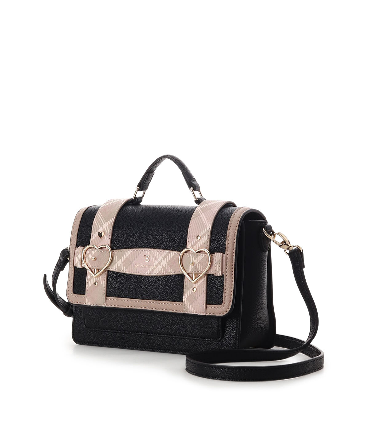 Samantha Vega「チェックハートベルトサッチェルショルダーバッグ」|ショルダー・メッセンジャー|