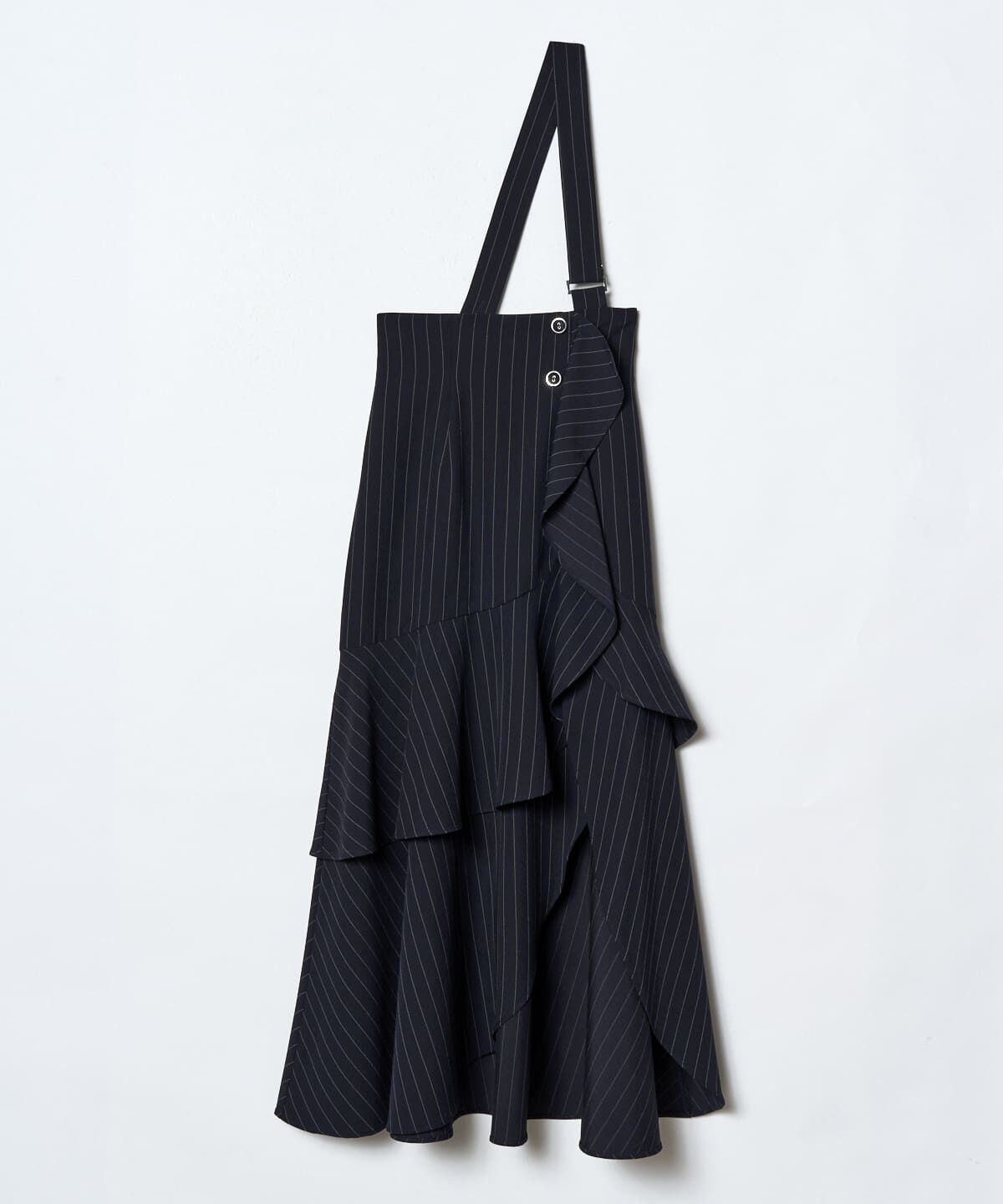 REDYAZEL「サス付きアシメフレアスカート」|フレア|