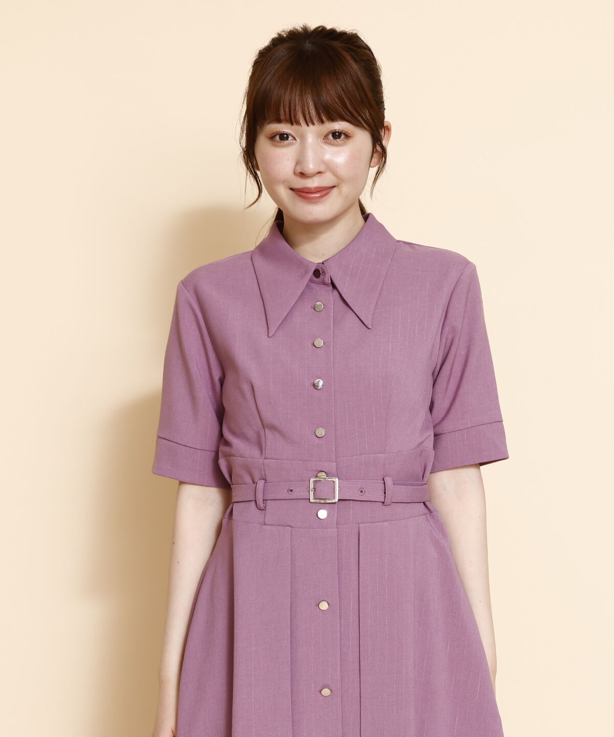 REDYAZEL「フレアシャツワンピース」|ワンピース|