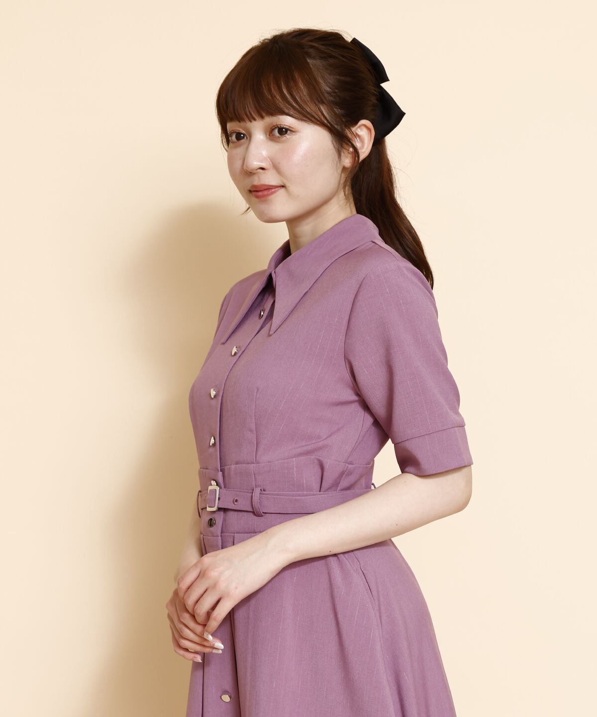 REDYAZEL「フレアシャツワンピース」|ワンピース|