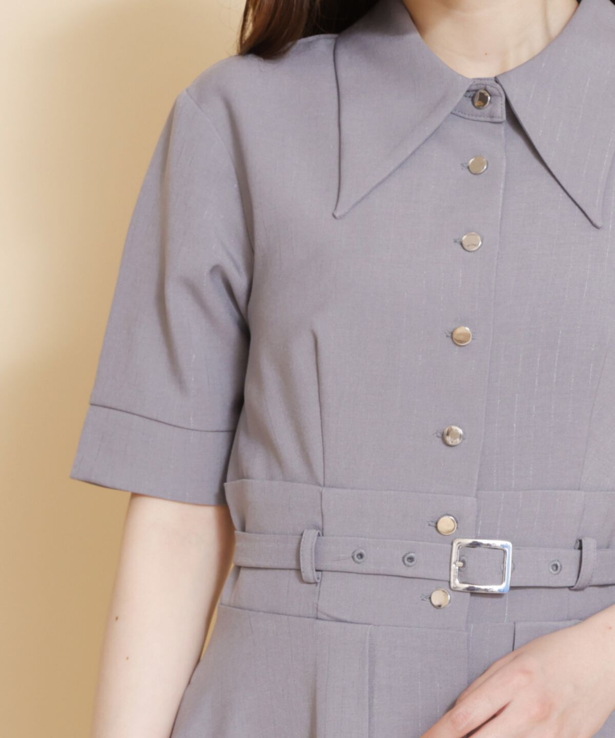 REDYAZEL「フレアシャツワンピース」|ワンピース|