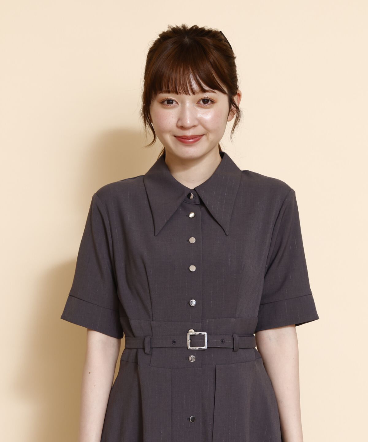 REDYAZEL「フレアシャツワンピース」|ワンピース|