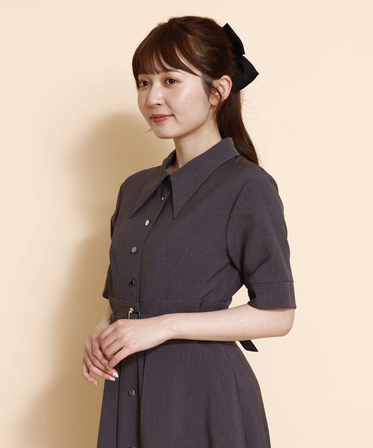 REDYAZEL「フレアシャツワンピース」|ワンピース|