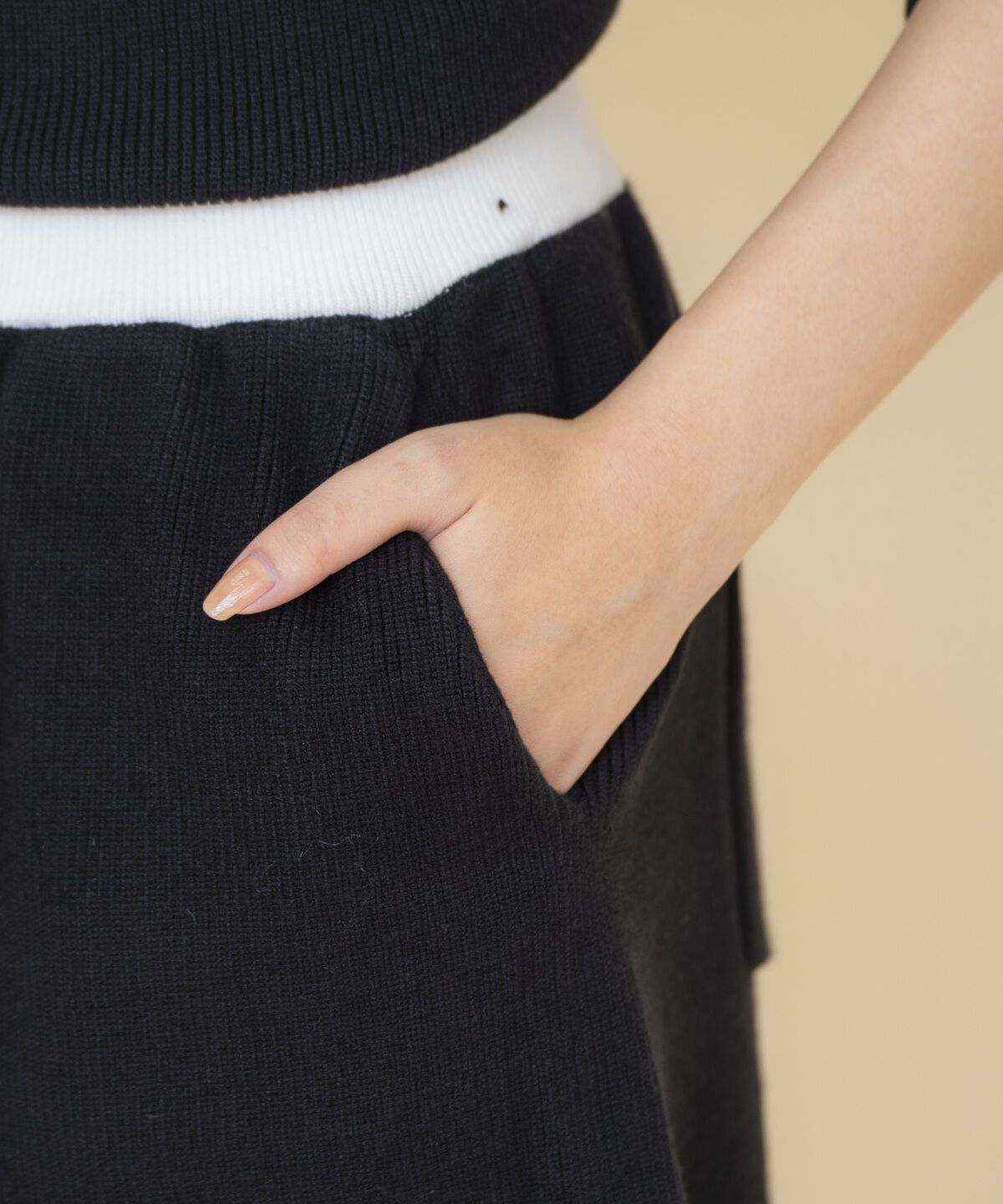 REDYAZEL「セーラーカラートップス&ショートパンツニットセットアップ」|ワンピース|