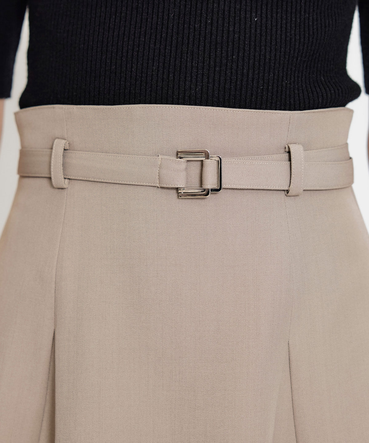 REDYAZEL「ベルトチューリップミニスカート」|フレア|