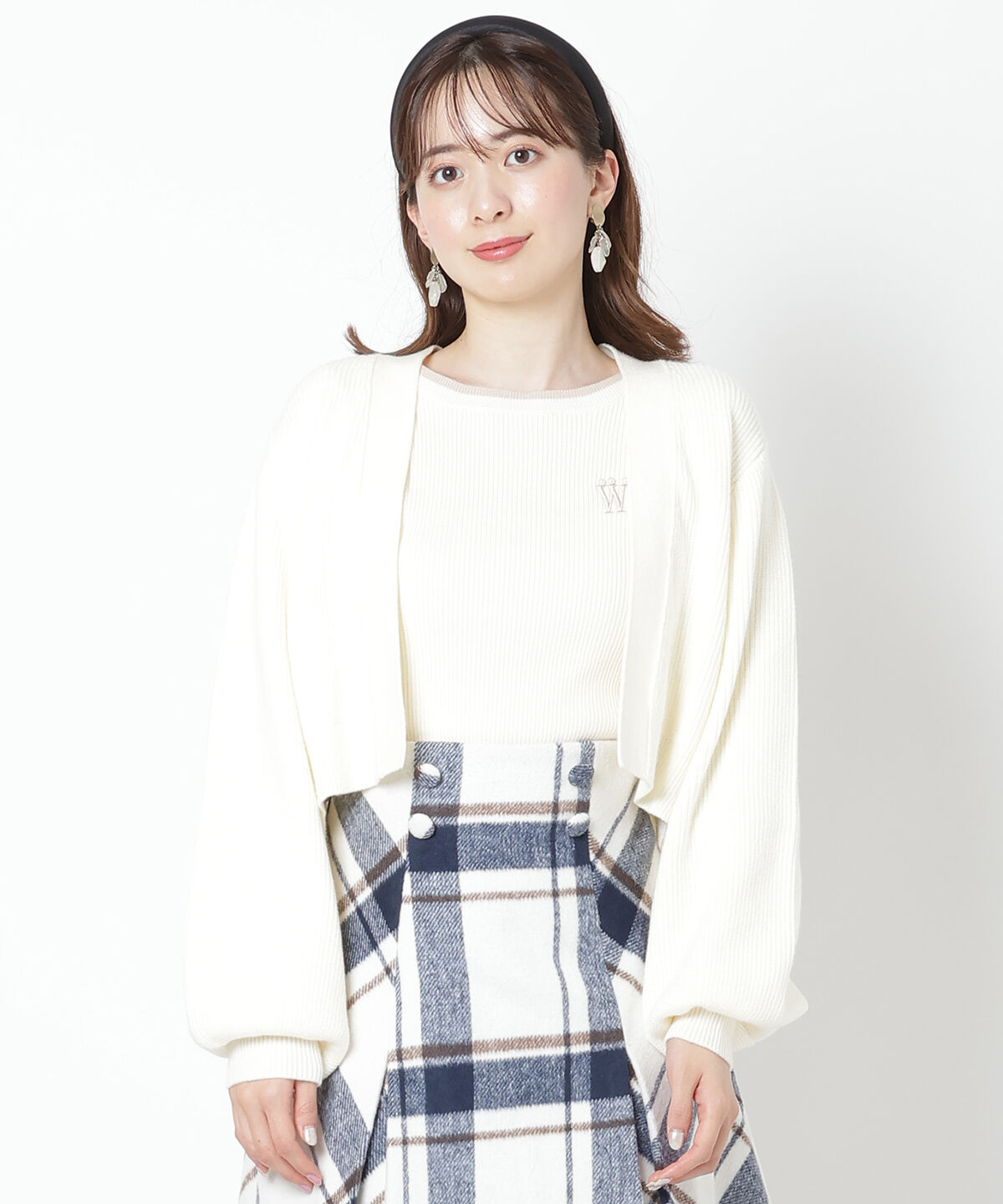 WILLSELECTION「バックレースアップカーディガン」|カーディガン|