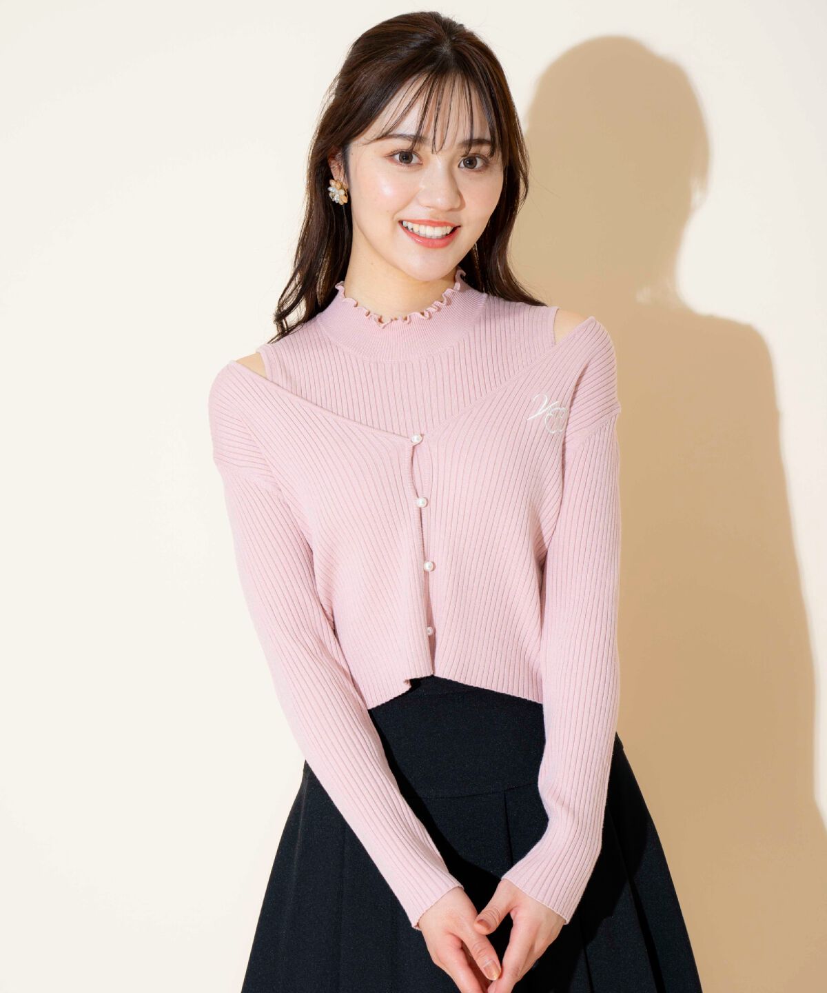 WILLSELECTION「ロゴ刺繍アンサンブル」|ニット・セーター|