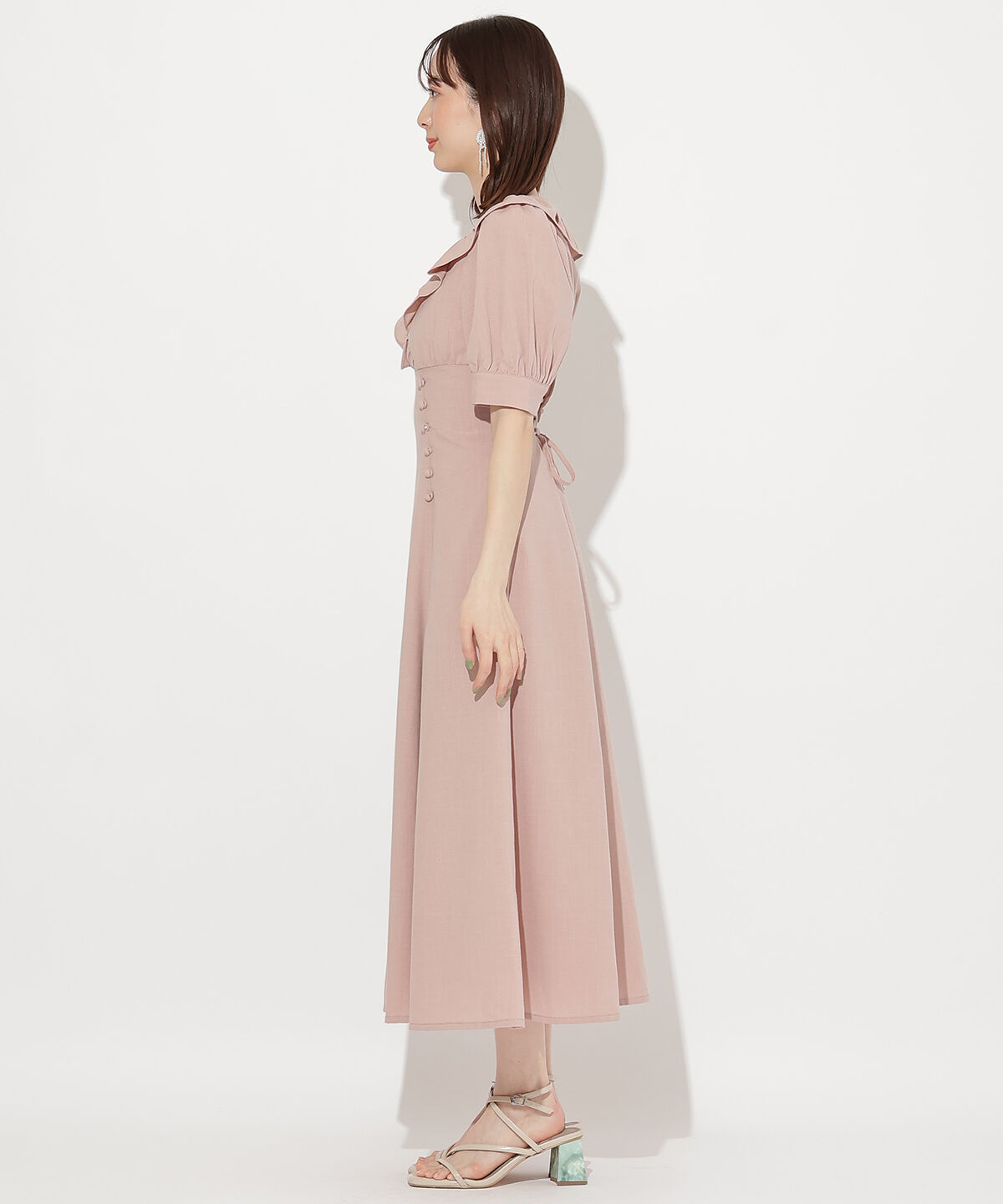 WILLSELECTION「フリルカシュクールフレアワンピース」|ワンピース|