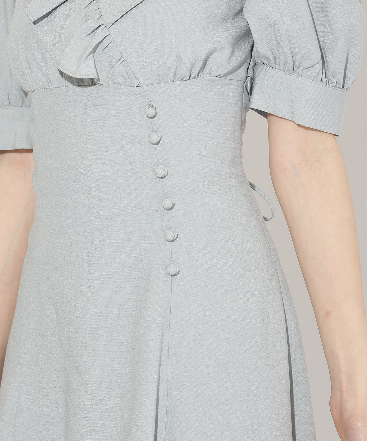 WILLSELECTION「フリルカシュクールフレアワンピース」|ワンピース|