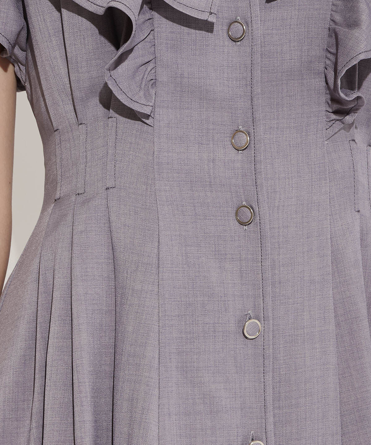 WILLSELECTION「リボンタイタックウエストシャツワンピース」|ワンピース|