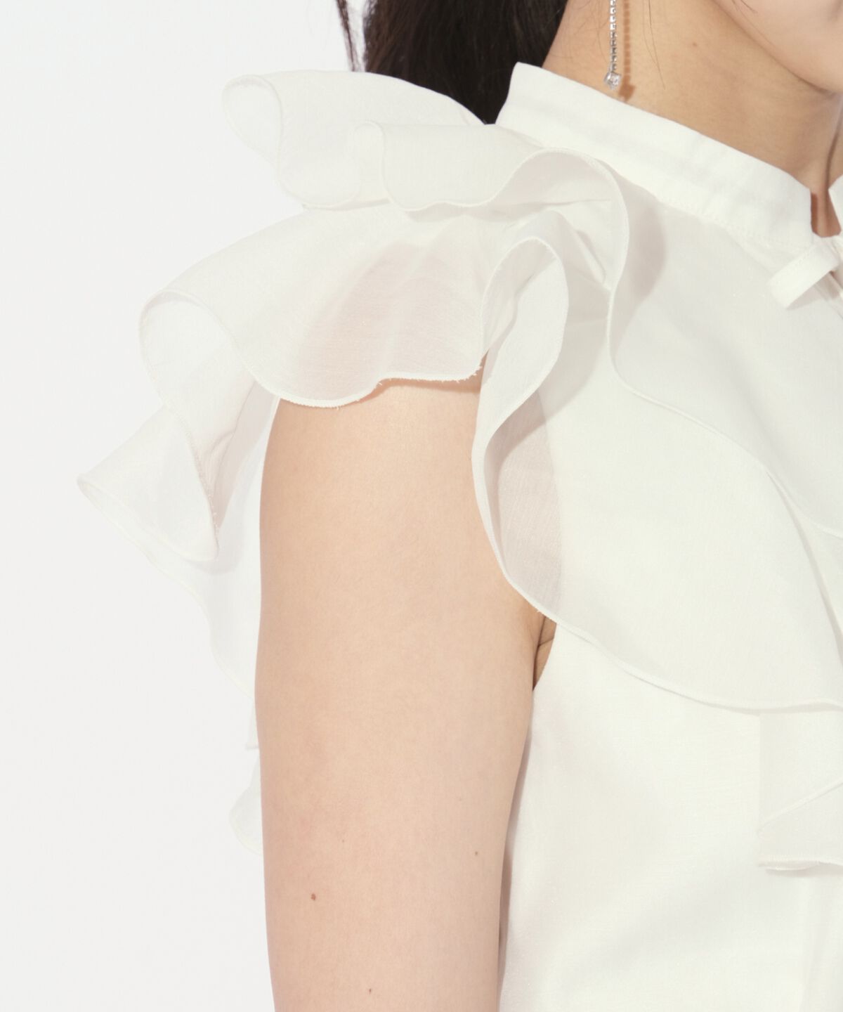 WILLSELECTION「ナローリボンシアーブラウス」|シャツ・ブラウス|