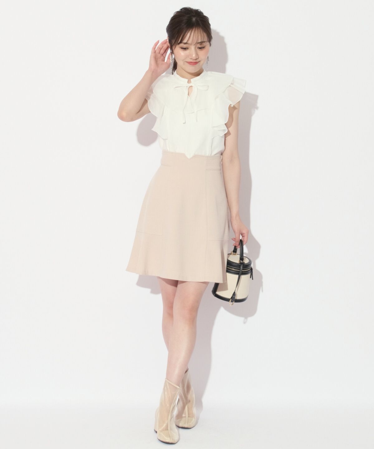 WILLSELECTION「ナローリボンシアーブラウス」|シャツ・ブラウス|