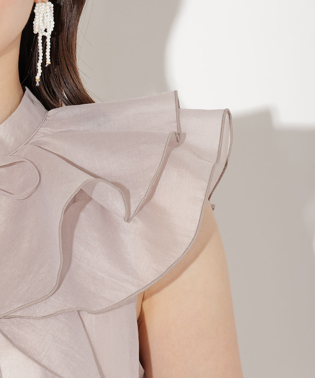 WILLSELECTION「ナローリボンシアーブラウス」|シャツ・ブラウス|