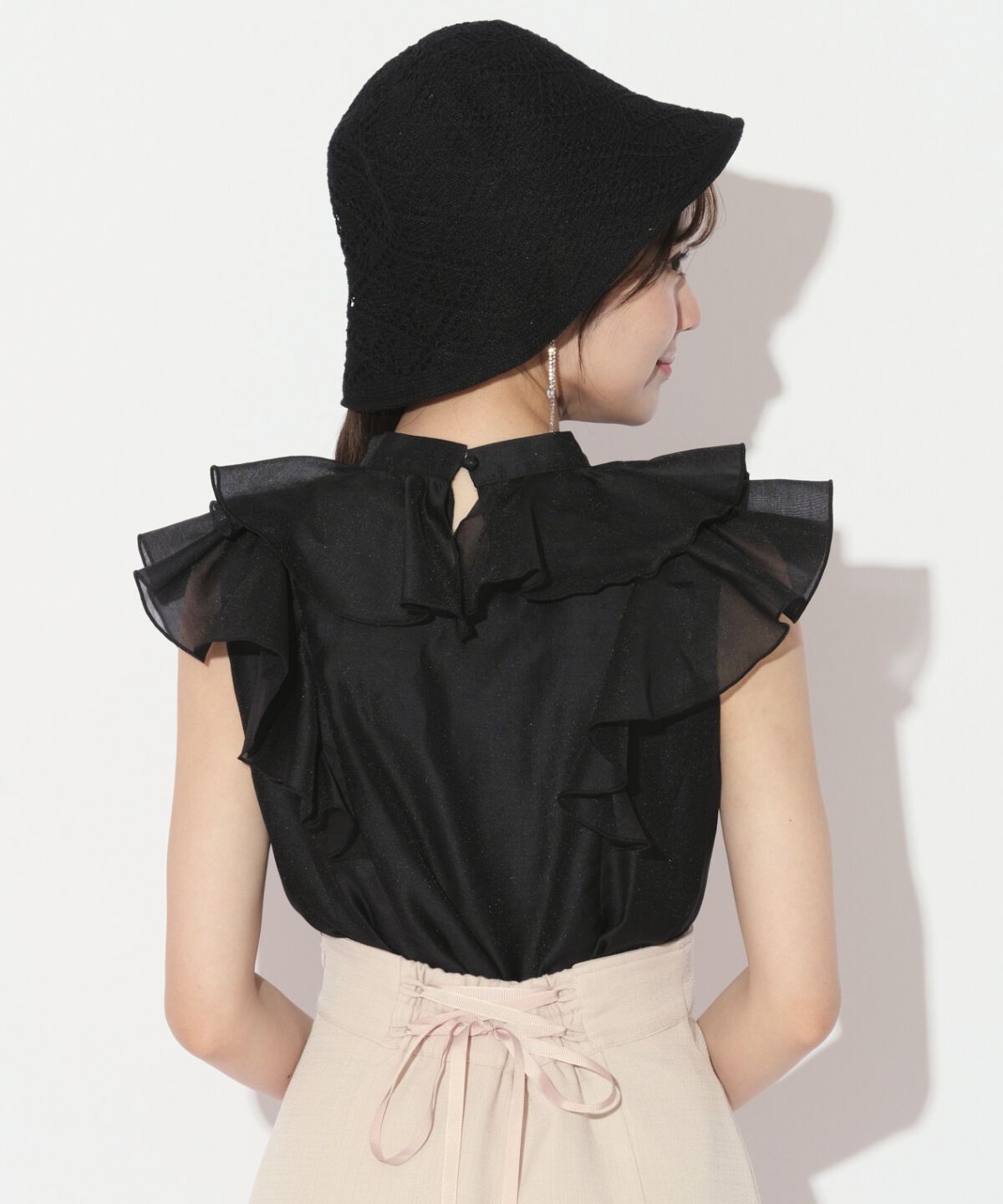 WILLSELECTION「ナローリボンシアーブラウス」|シャツ・ブラウス|