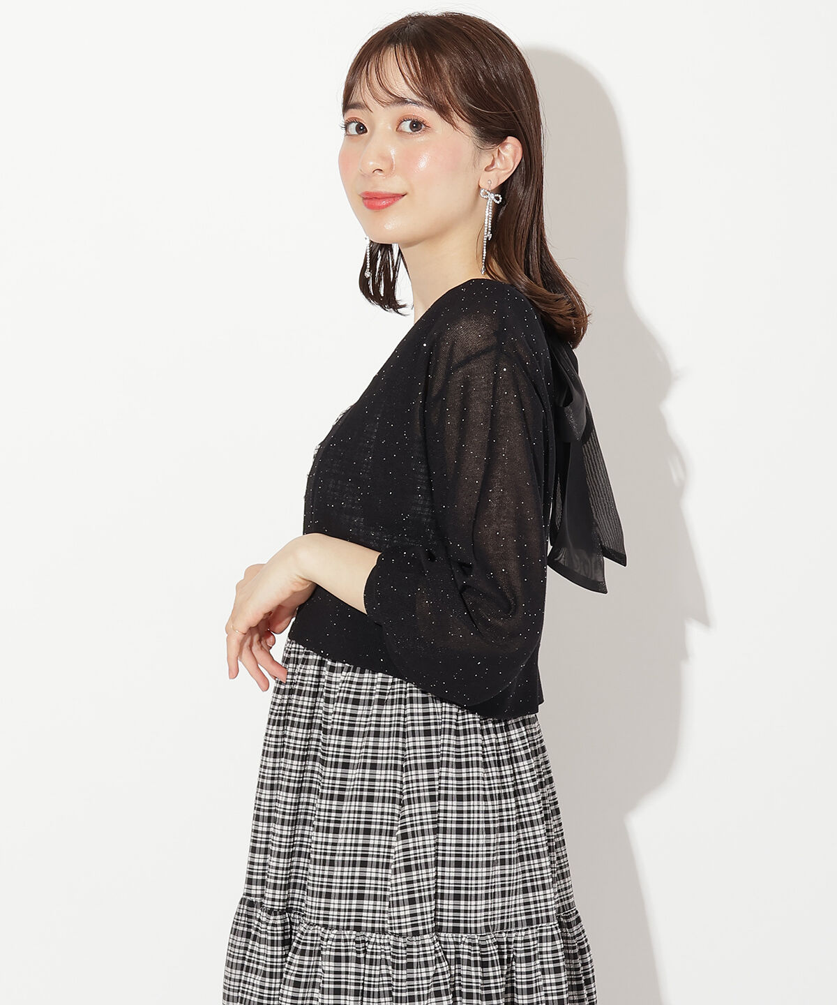 WILLSELECTION「スパンコールボレロ」|カーディガン|