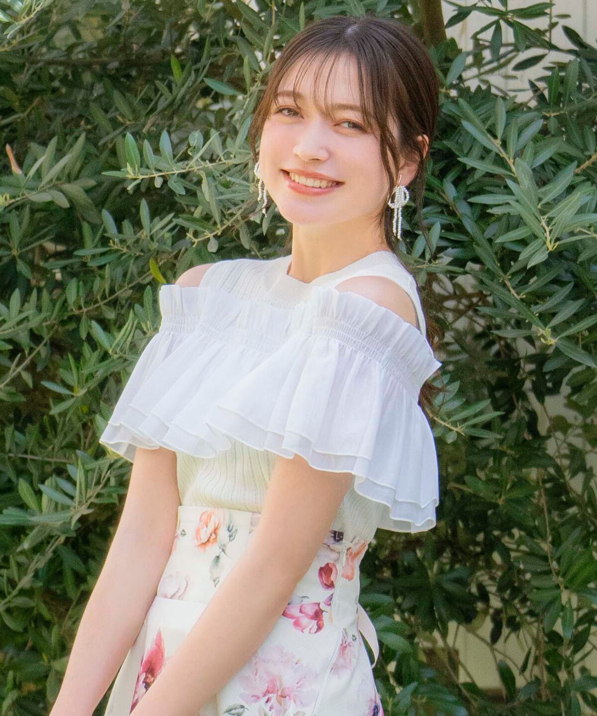 WILLSELECTION「レイヤード風オフショルプルオーバー」|ニット・セーター|